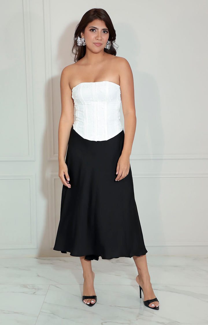 straple córset blanco - BLUSA Boutiquemirel 