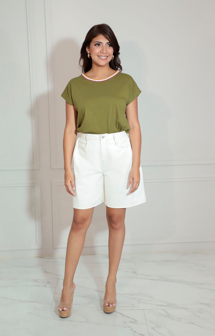 Capri denim blanco - CAPRI Boutiquemirel 