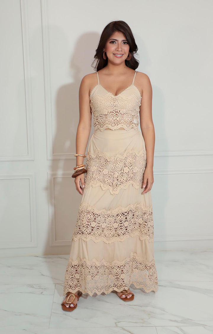 Conjunto beige - CONJUNTO Boutiquemirel 