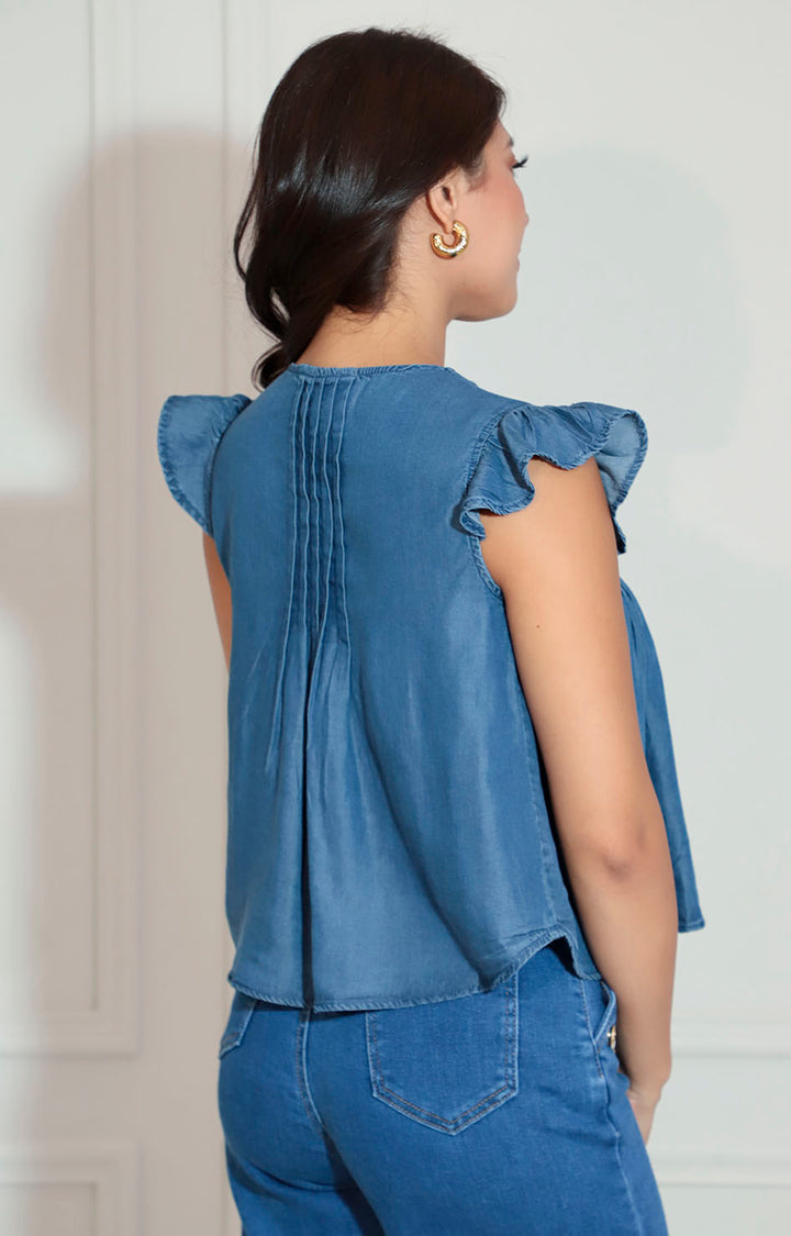 Blusa denim - BLUSA Boutiquemirel 