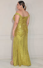 Vestido verde de gala - VESTIDO XL Boutiquemirel 