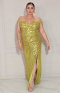 Vestido verde de gala - VESTIDO XL Boutiquemirel 
