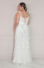 Vestido blanco de gala - VESTIDO XL Boutiquemirel 