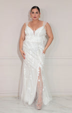 Vestido blanco de gala - VESTIDO XL Boutiquemirel 