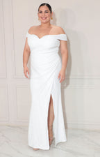 Vestido blanco con lentejuela - VESTIDO XL Boutiquemirel 