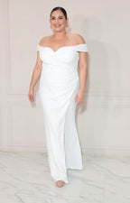 Vestido blanco con lentejuela - VESTIDO XL Boutiquemirel 