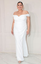 Vestido blanco con lentejuela - VESTIDO XL Boutiquemirel 