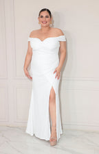 Vestido blanco con lentejuela - VESTIDO XL Boutiquemirel 