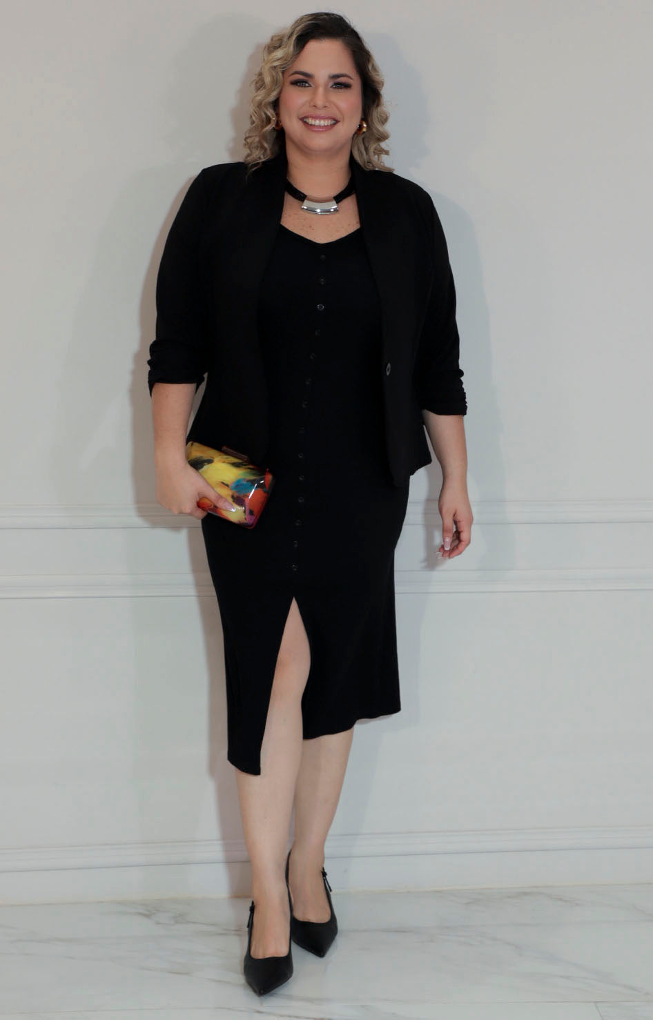 Vestido negro tirantes - VESTIDO XL Boutiquemirel 