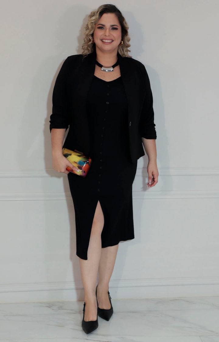 Vestido negro tirantes - VESTIDO XL Boutiquemirel 