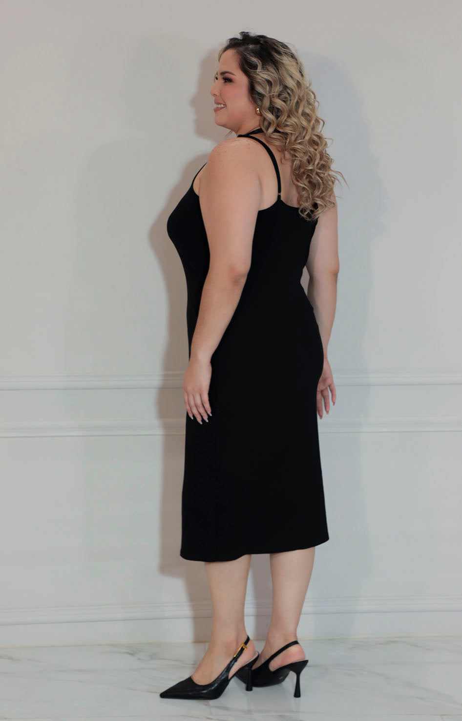 Vestido negro tirantes - VESTIDO XL Boutiquemirel 