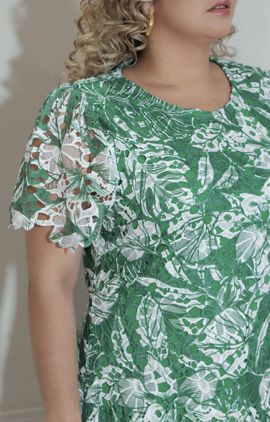 Vestido verde de guipiur - VESTIDO XL Boutiquemirel 