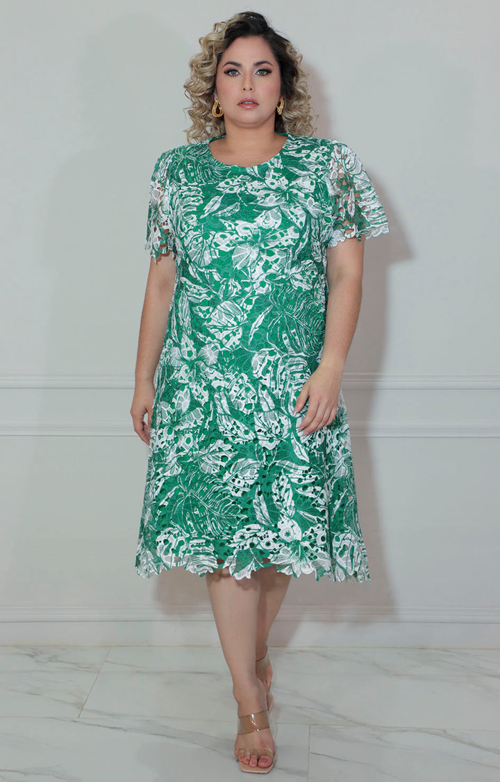 Vestido verde de guipiur - VESTIDO XL Boutiquemirel 