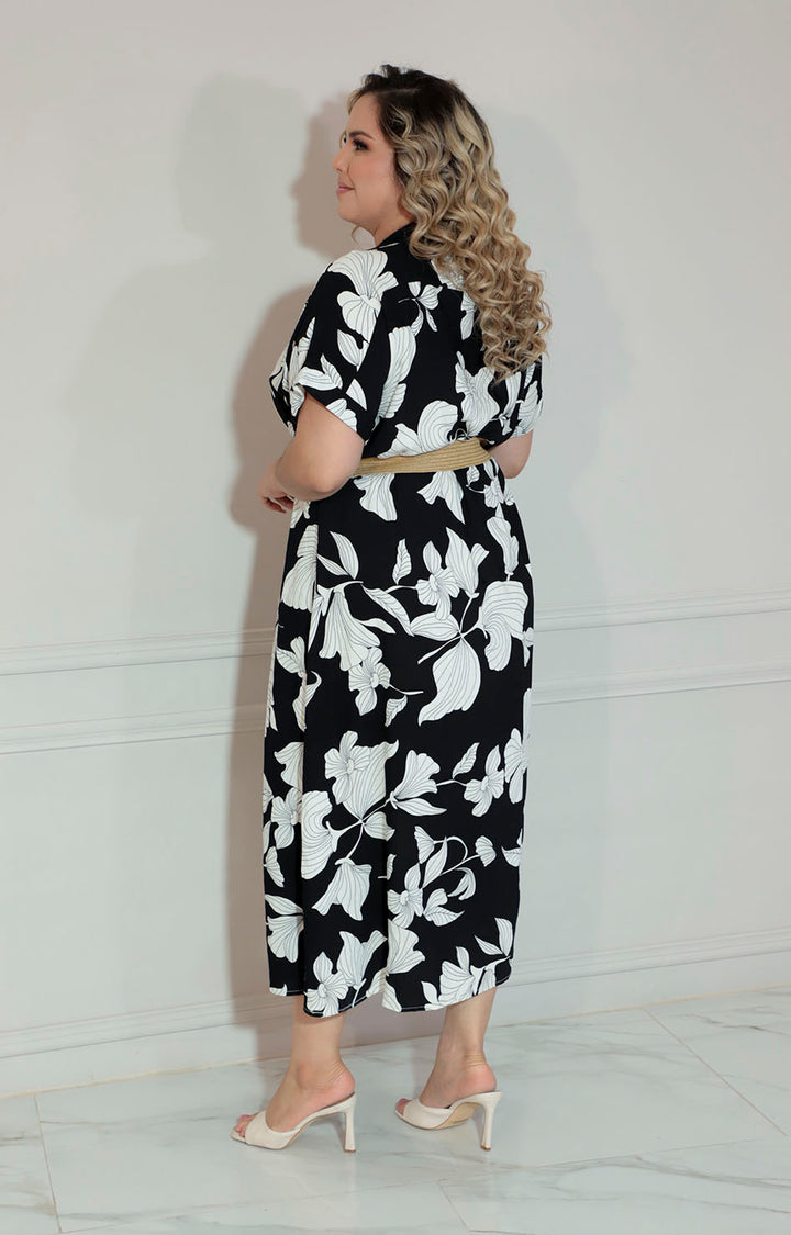 Vestido azul estampado - VESTIDO XL Boutiquemirel 