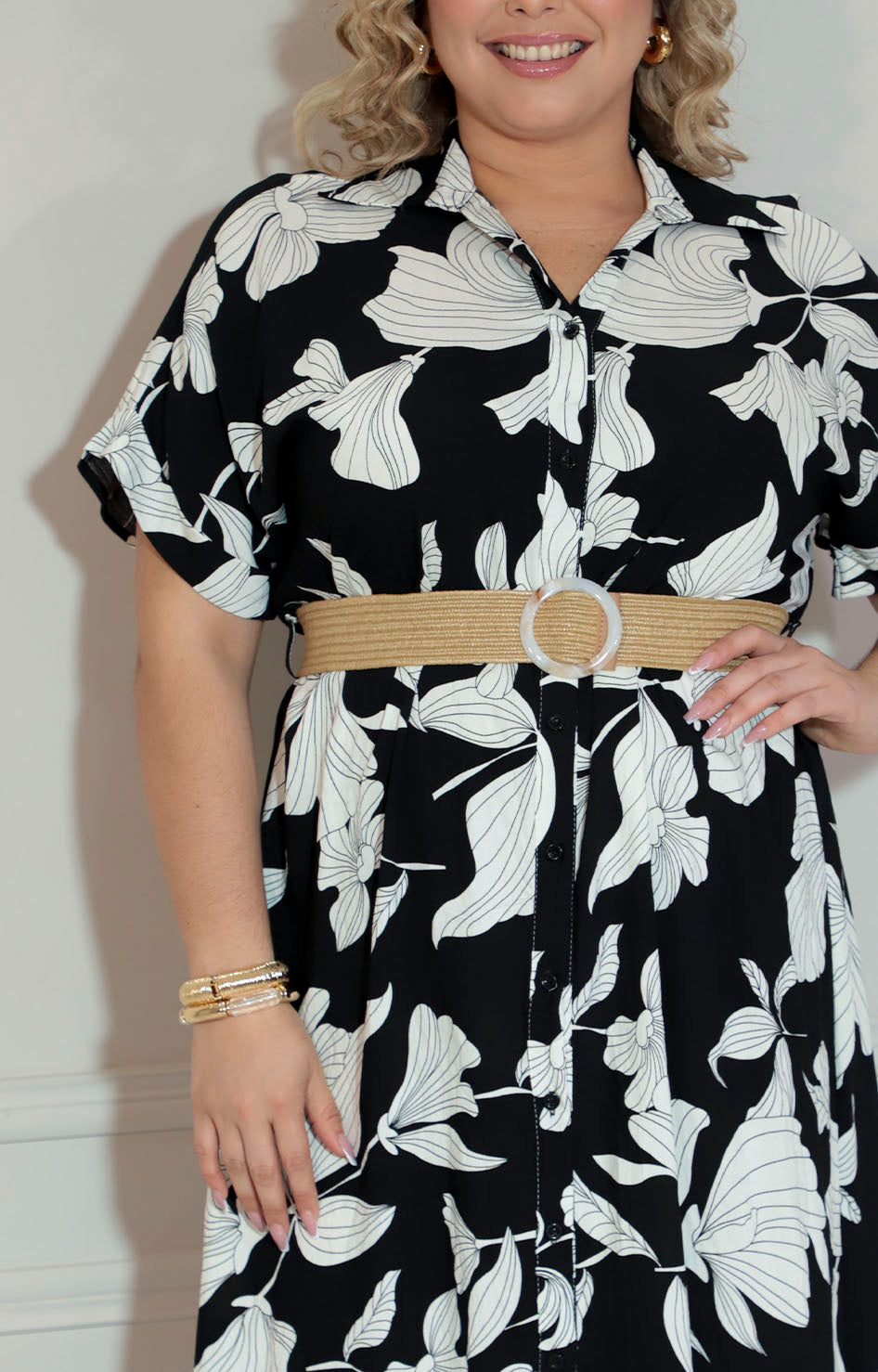 Vestido azul estampado - VESTIDO XL Boutiquemirel 