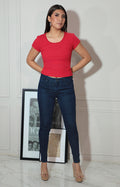 Pantalon de mezclilla obscuro - PANTALON Boutiquemirel 
