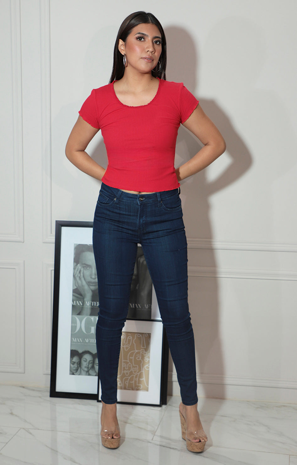 Pantalon de mezclilla obscuro - PANTALON Boutiquemirel 