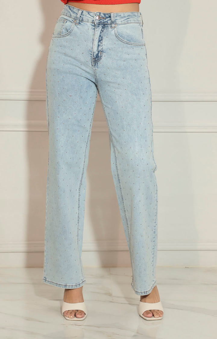 Pantalon de mezclilla recto - PANTALON Boutiquemirel 