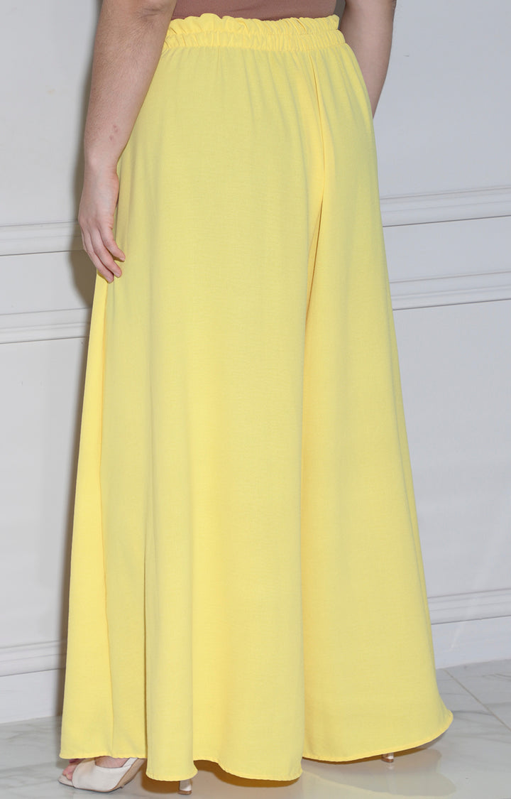 Pantalón amarillo amplio - PANTALON CURVY Boutiquemirel 