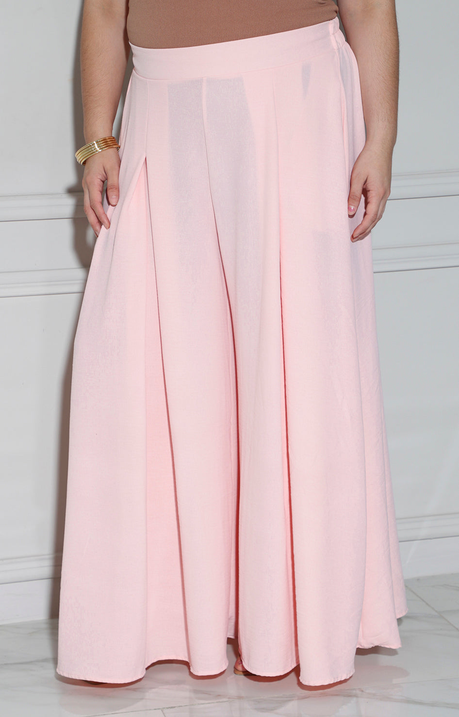 Pantalón rosa amplio - PANTALON CURVY Boutiquemirel 