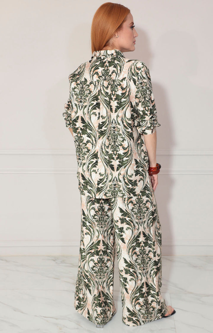 Conjunto beige estampado - CONJUNTO Boutiquemirel 