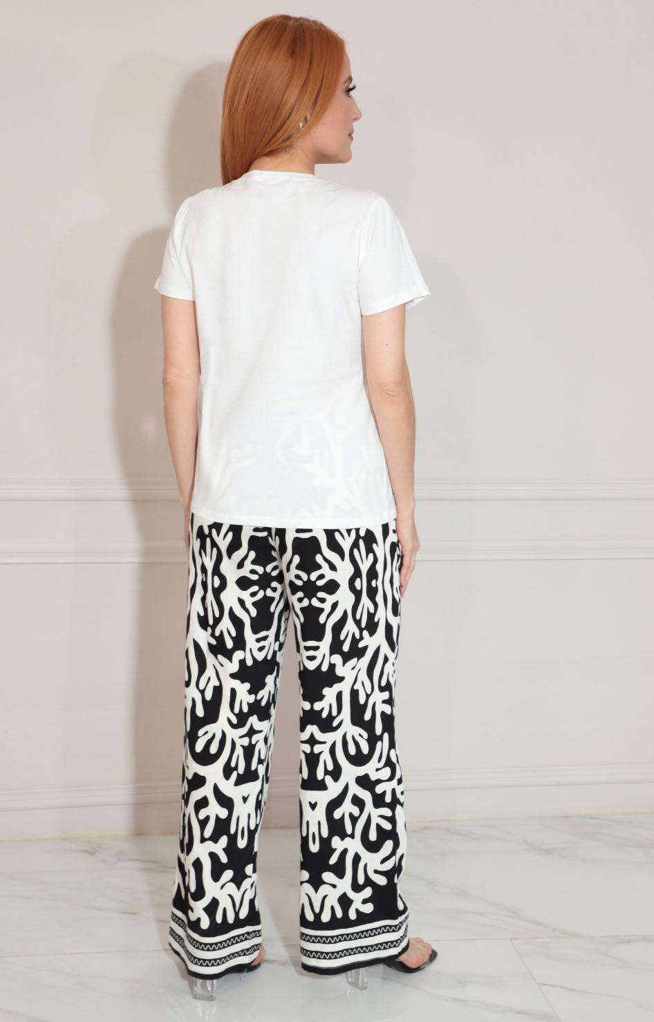 Conjunto negro estampado - CONJUNTO Boutiquemirel 