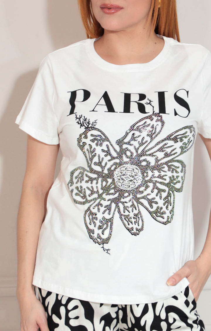 Conjunto negro estampado - CONJUNTO Boutiquemirel 