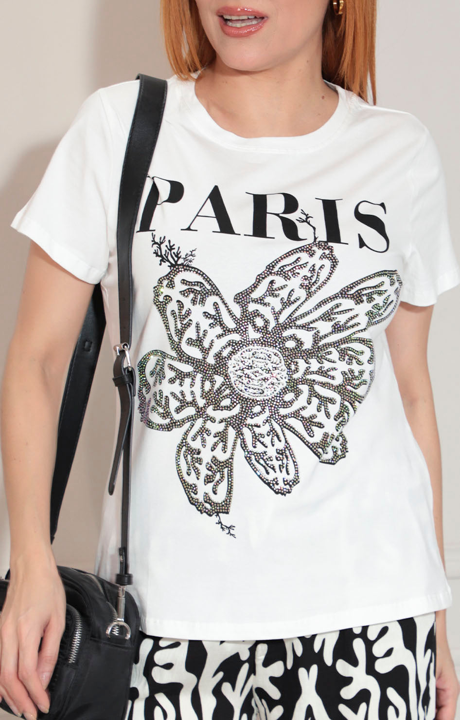 Conjunto negro estampado - CONJUNTO Boutiquemirel 