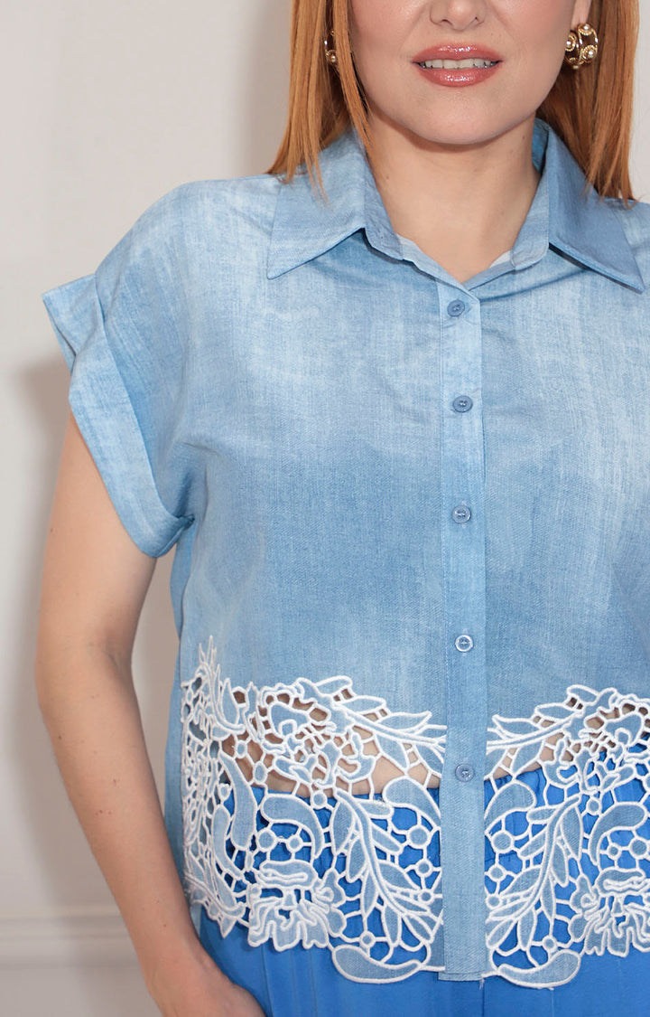 Blusa azul claro - BLUSA Boutiquemirel 