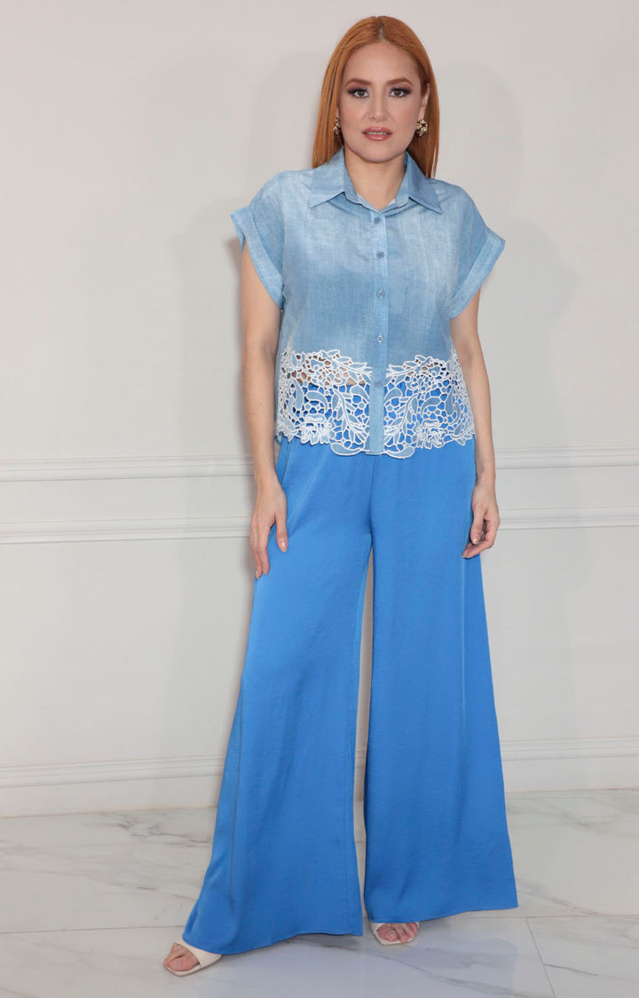 Blusa azul claro - BLUSA Boutiquemirel 