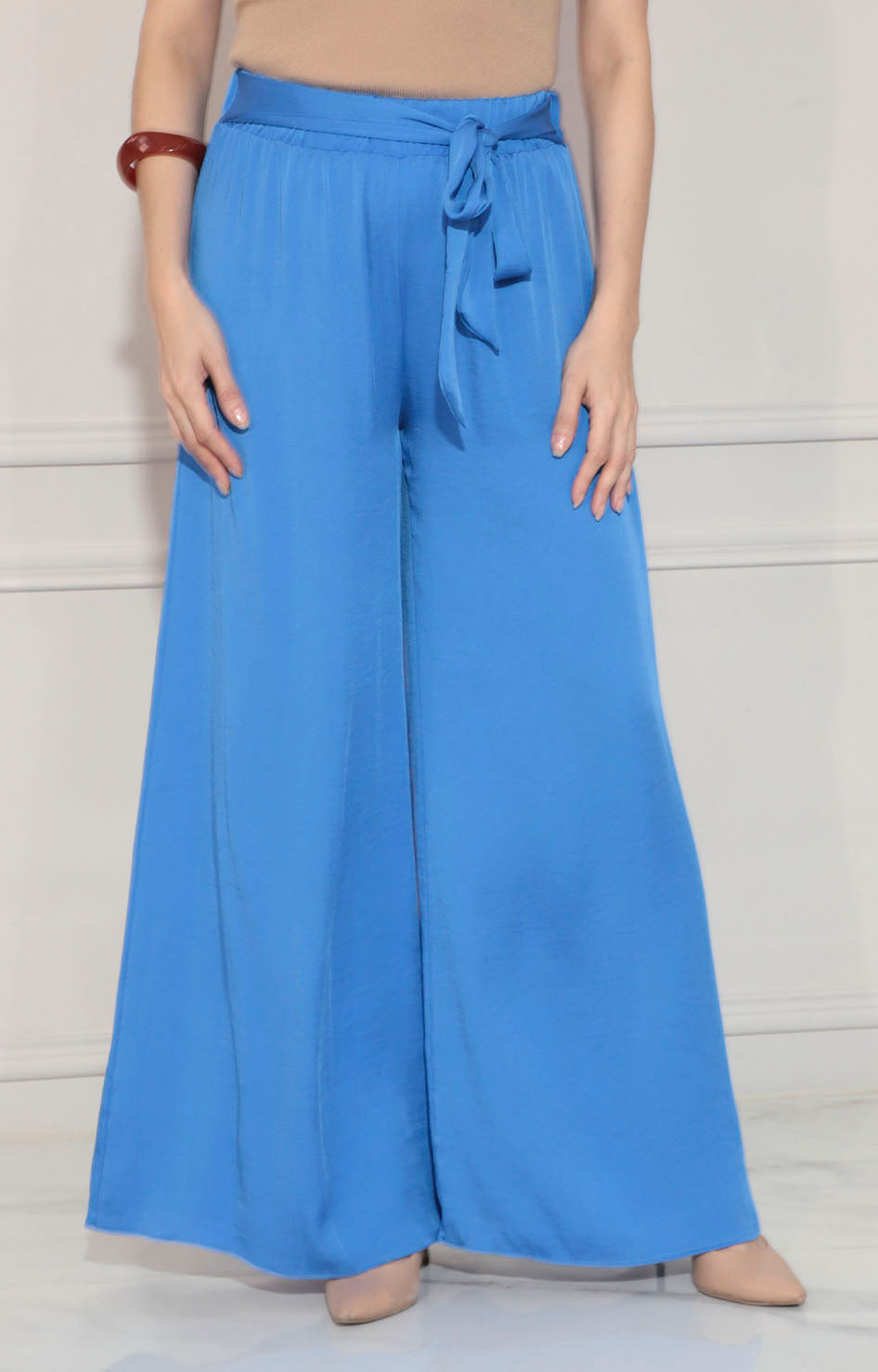 Pantalón azul con lazo - PANTALON Boutiquemirel 