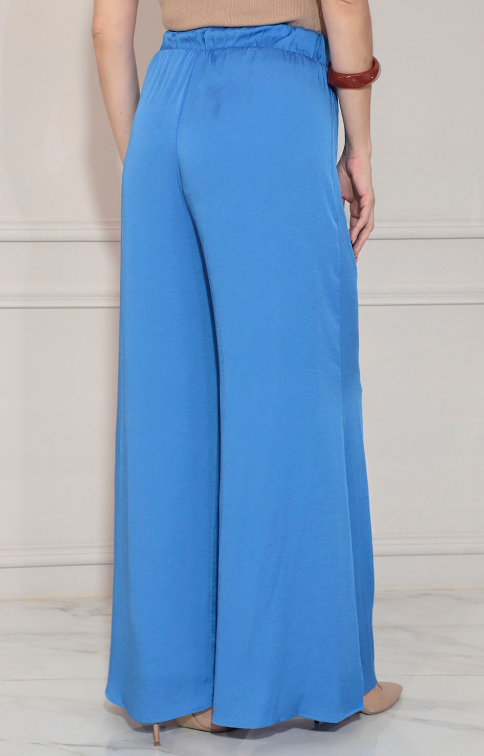 Pantalón azul con lazo - PANTALON Boutiquemirel 