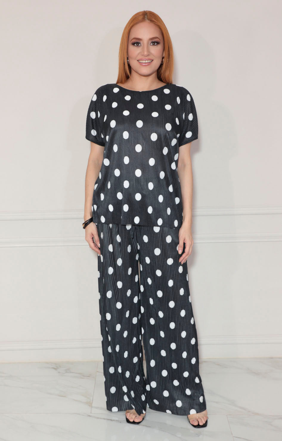 Conjunto negro polka-dots - CONJUNTO Boutiquemirel 