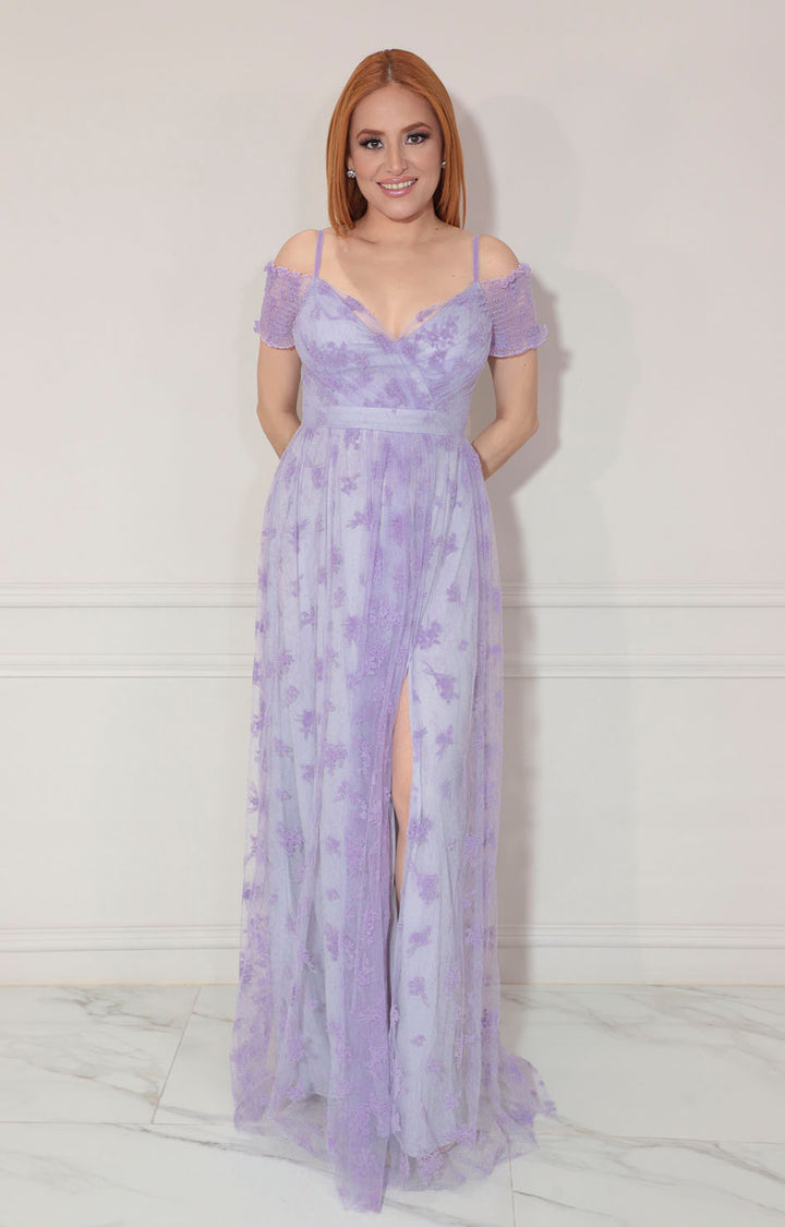 Vestido de gala lila - VESTIDO Boutiquemirel 