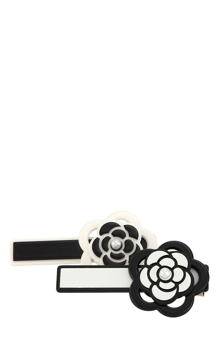 Pasador negro con blanco - Boutiquemirel