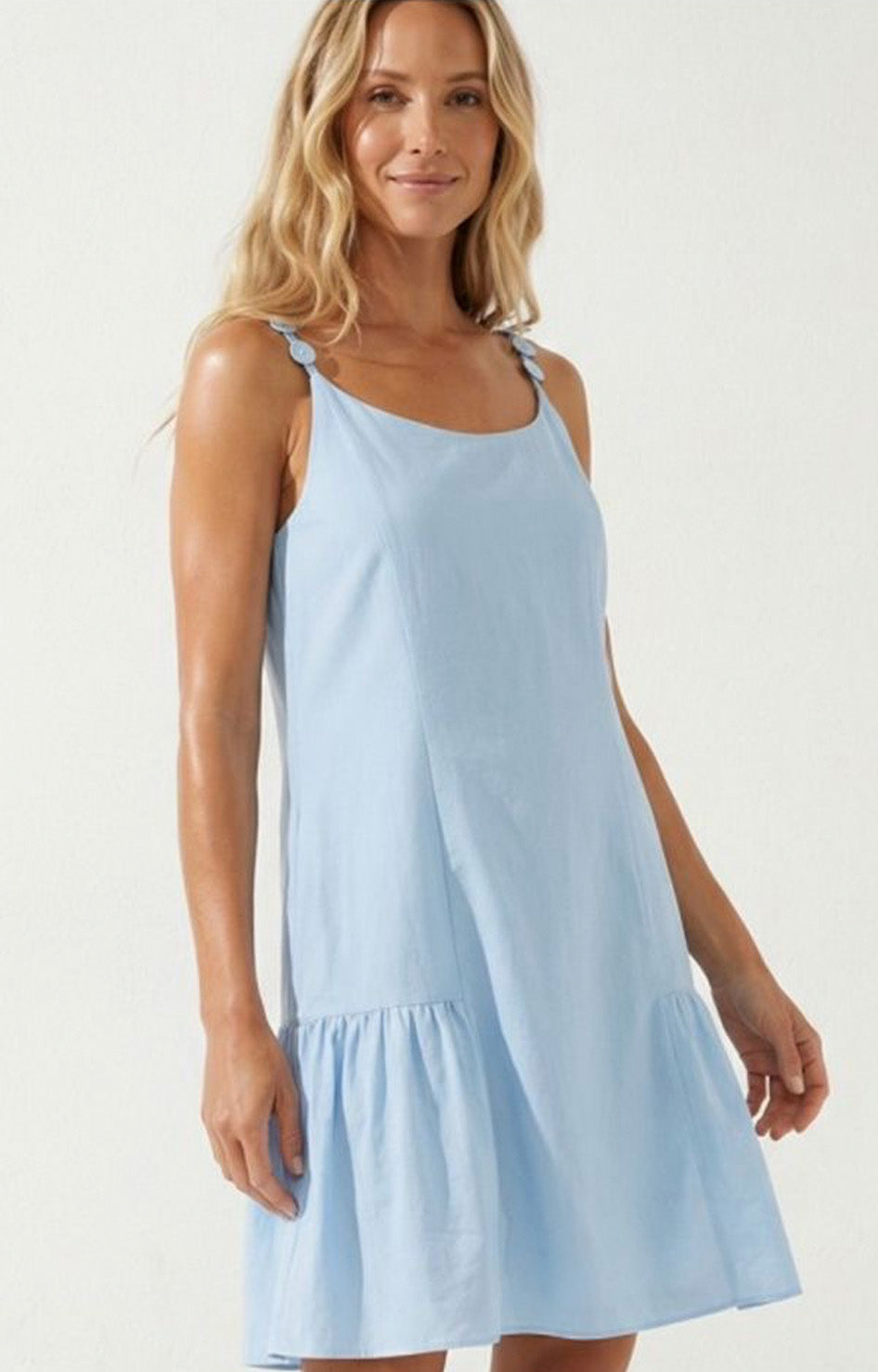 Vestido azul de tirantes - VESTIDO CORTO REGULAR Boutiquemirel 