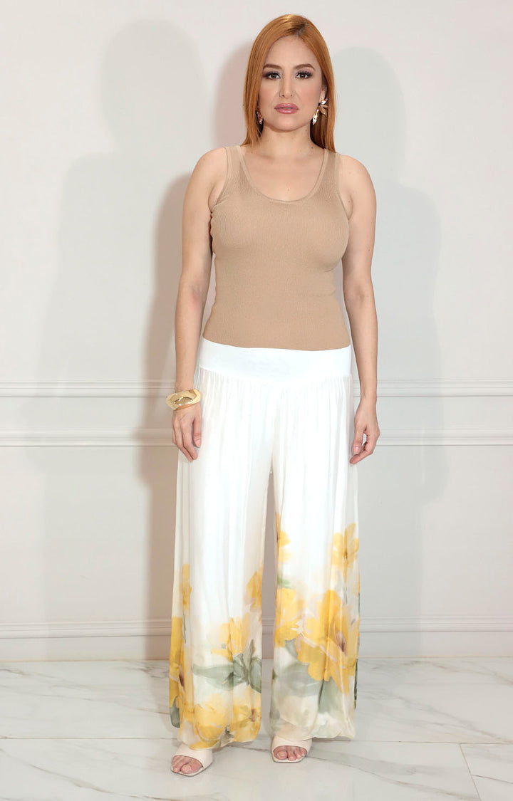 Pantalón gasa blanca - PANTALON Boutiquemirel 