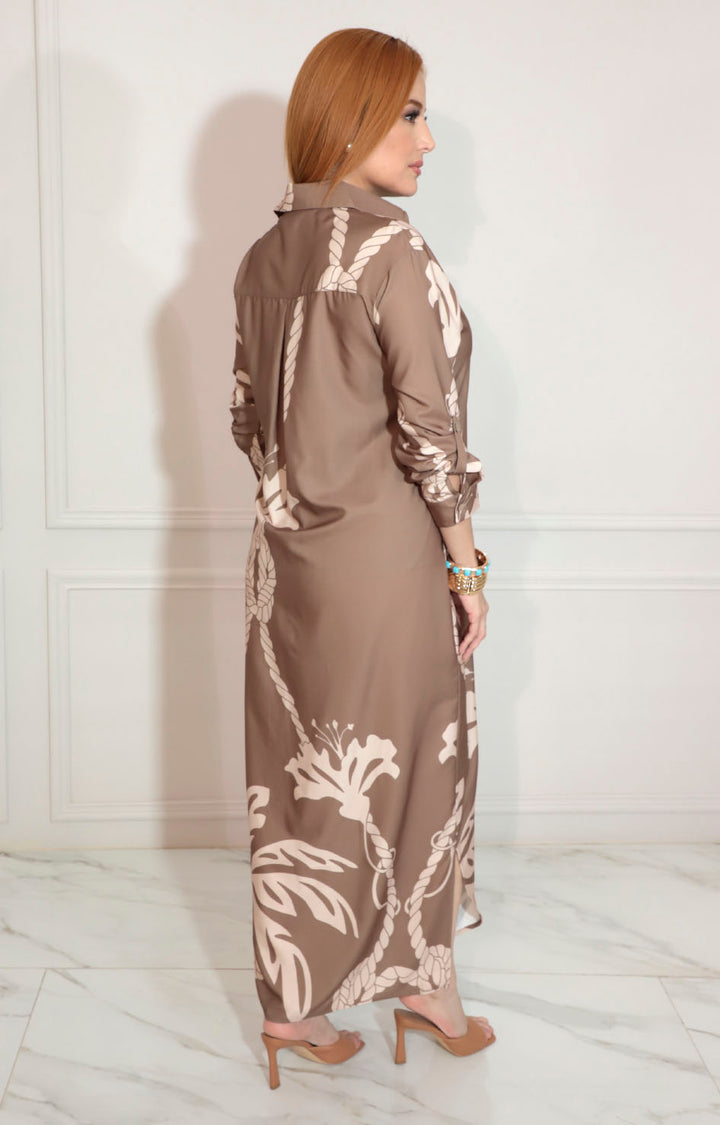 Vestido beige - VESTIDO Boutiquemirel 