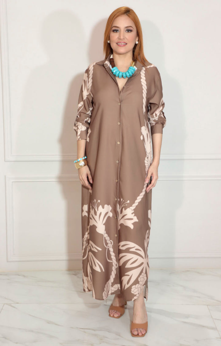 Vestido beige - VESTIDO Boutiquemirel 