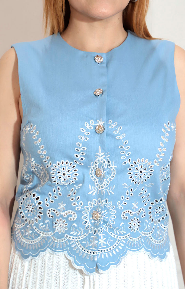 Blusa azul - BLUSA Boutiquemirel 