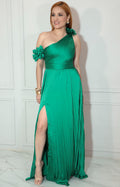 Vestido con flor 3D - VESTIDO Boutiquemirel 