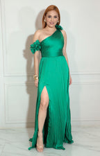 Vestido con flor 3D - VESTIDO Boutiquemirel 