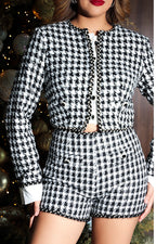 Conjunto negro estampado - CONJUNTO Boutiquemirel 