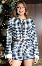 Conjunto negro estampado - CONJUNTO Boutiquemirel 