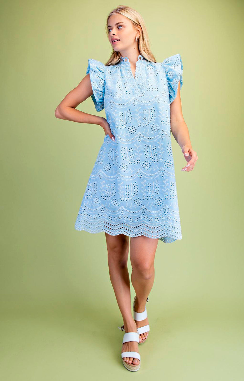 Vestido corto azul - VESTIDO CORTO REGULAR Boutiquemirel 