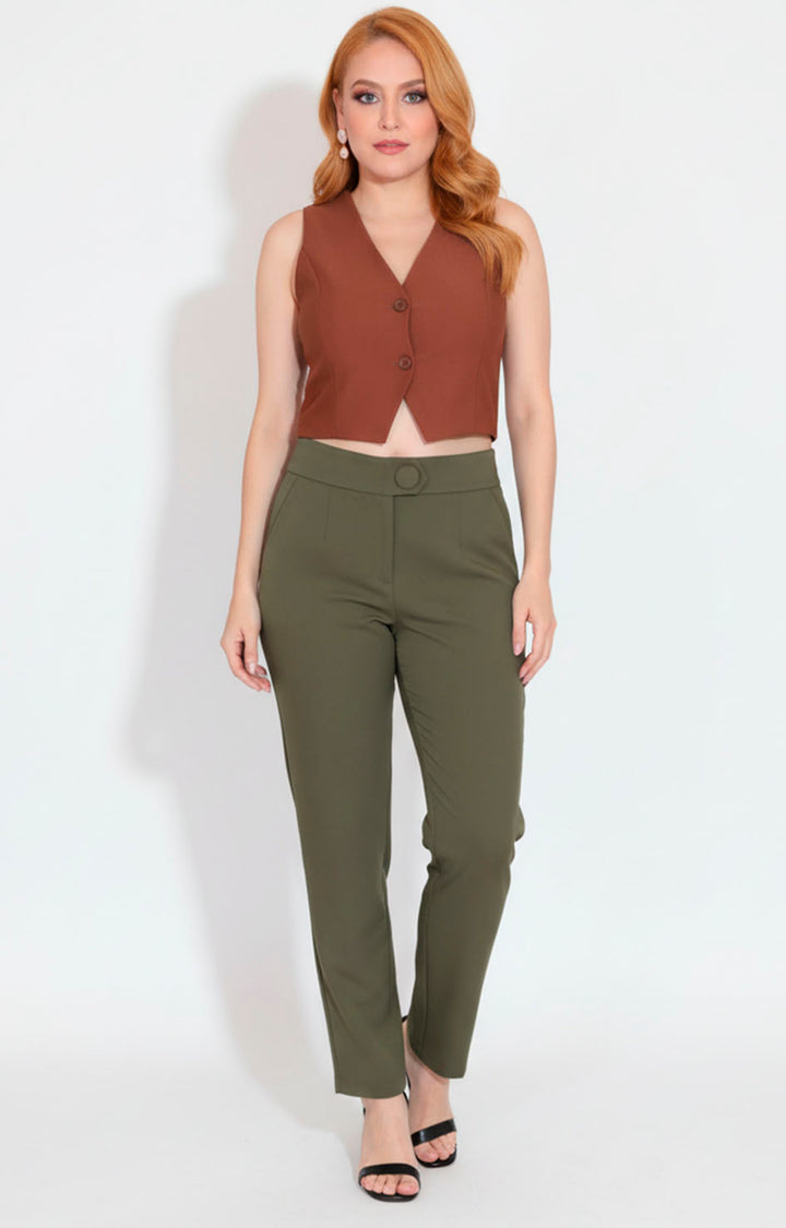 Pantalón verde militar