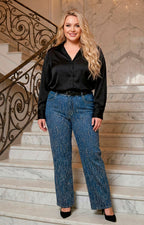 Pantalón de mezclilla con brillos - PANTALON Boutiquemirel 
