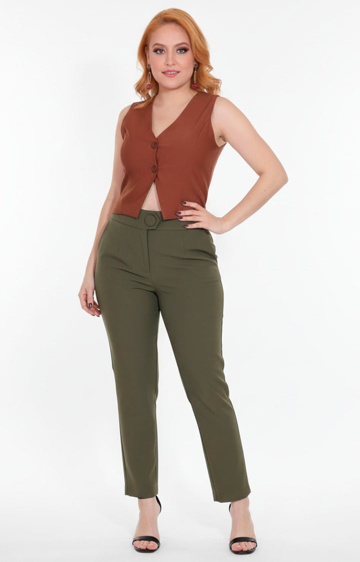 Pantalón verde militar