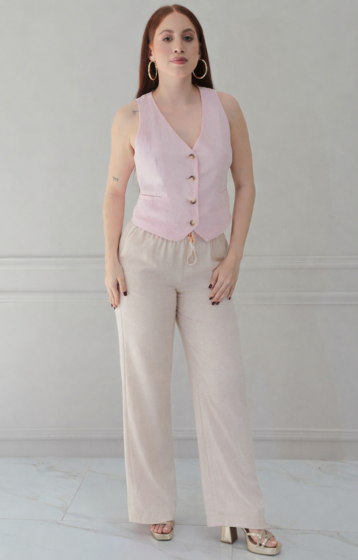 Pantalón de lino - PANTALON REGULAR Boutiquemirel 