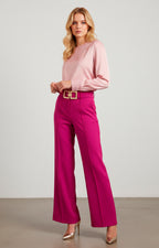 Pantalòn recto con cinturòn - PANTALON REGULAR Boutiquemirel 